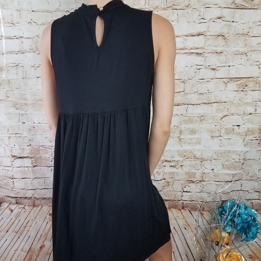 Black Choker Dress Mini - Picture 2 of 3